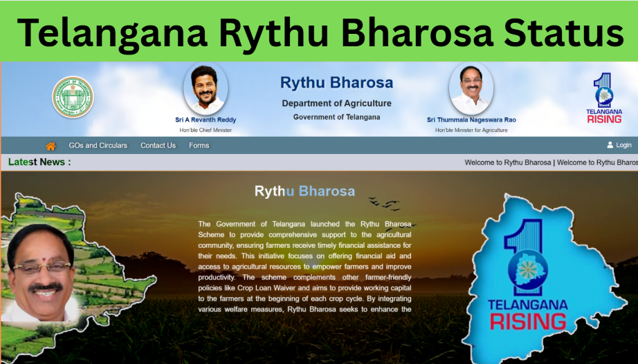 Telangana Rythu Bharosa Status