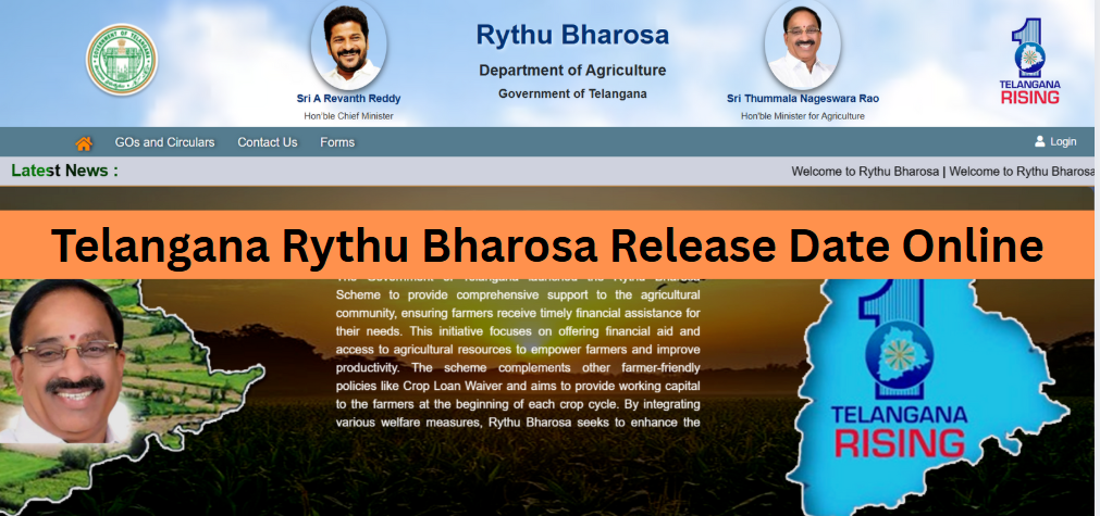 Telangana Rythu Bharosa Release Date