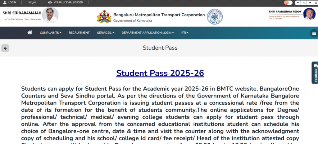 BMTC Bus Pass