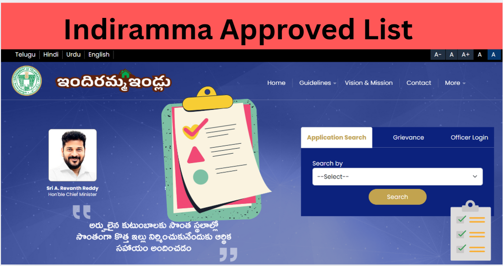 Indiramma Approved List